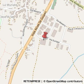 Mappa Via Europa Unita, 7, 33030 Dignano, Udine (Friuli-Venezia Giulia)