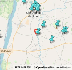 Mappa Via Dante, 33030 Rive d'Arcano UD, Italia (5.55313)