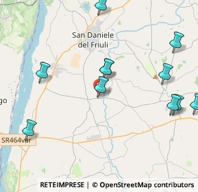 Mappa Via Dante, 33030 Rive d'Arcano UD, Italia (5.27538)