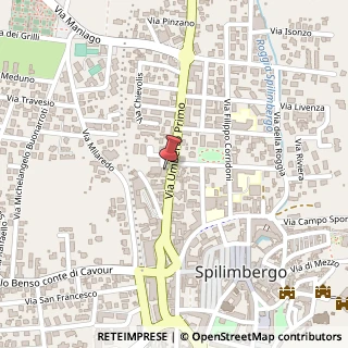 Mappa Via Umberto I°, 59, 33097 Spilimbergo, Pordenone (Friuli-Venezia Giulia)