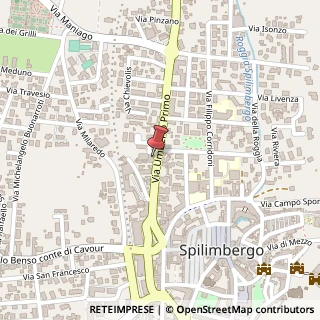 Mappa Via Umberto Iᵒ, 59, 33097 Spilimbergo, Pordenone (Friuli-Venezia Giulia)