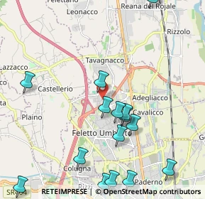 Mappa Via G. D'Annunzio, 33010 Feletto Umberto UD, Italia (2.47067)