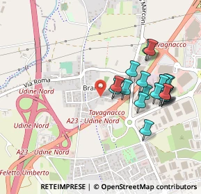 Mappa Via G. D'Annunzio, 33010 Feletto Umberto UD, Italia (0.4685)