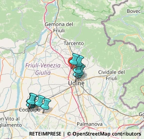 Mappa Via G. D'Annunzio, 33010 Feletto Umberto UD, Italia (14.80727)