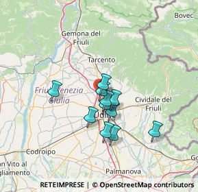 Mappa Via G. D'Annunzio, 33010 Feletto Umberto UD, Italia (9.65273)