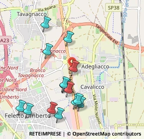 Mappa Via Giosuè Carducci, 33010 Feletto Umberto UD, Italia (1.03333)