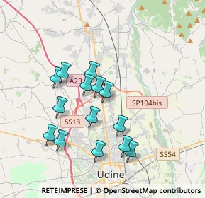 Mappa Via Giosuè Carducci, 33010 Feletto Umberto UD, Italia (3.26357)