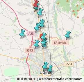 Mappa Via Giosuè Carducci, 33010 Feletto Umberto UD, Italia (3.47333)