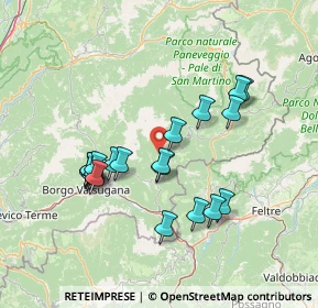 Mappa Località Telvagola, 38053 Castello Tesino TN, Italia (13.368)