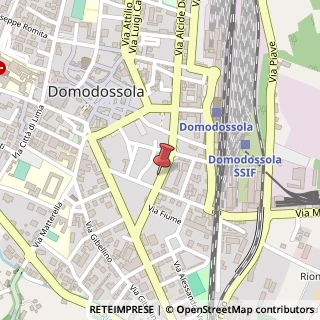 Mappa Via Ferdinando Dissegna, 10, 28845 Domodossola, Verbano-Cusio-Ossola (Piemonte)