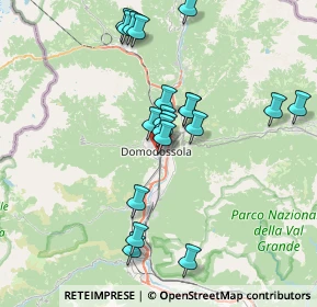 Mappa P.zza Caduti II risorgimento, 28845 Domodossola VB, Italia (6.9355)