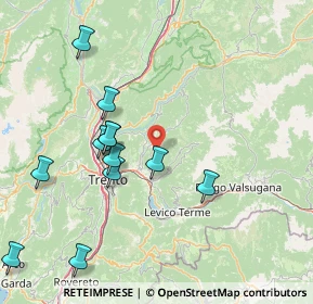 Mappa Via per Prada, 38042 Baselga di Piné TN, Italia (16.85333)