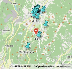 Mappa Via per Prada, 38042 Baselga di Piné TN, Italia (2.0045)