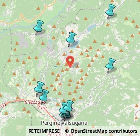 Mappa Via per Prada, 38042 Baselga di Piné TN, Italia (5.17083)