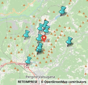 Mappa Via per Prada, 38042 Baselga di Piné TN, Italia (3.08)