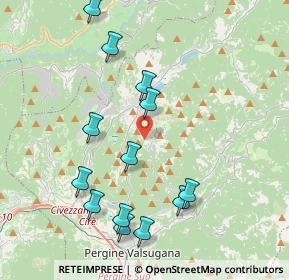 Mappa Via per Prada, 38042 Baselga di Piné TN, Italia (4.22077)