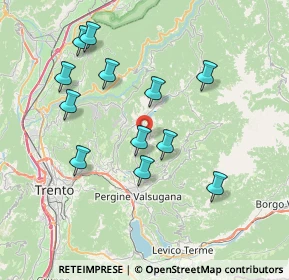 Mappa Via per Prada, 38042 Baselga di Piné TN, Italia (7.31917)