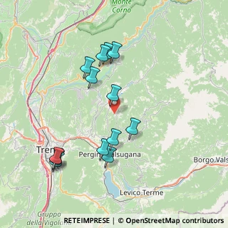 Mappa Via per Prada, 38042 Baselga di Piné TN, Italia (7.57692)