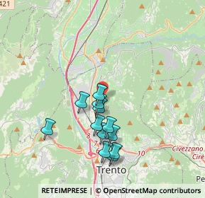 Mappa Via del Dos de la Luna, 38121 Trento TN, Italia (3.26)