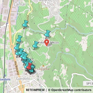 Mappa Via del Dos de la Luna, 38121 Trento TN, Italia (0.66071)