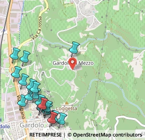 Mappa Via del Dos de la Luna, 38121 Trento TN, Italia (0.714)