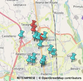 Mappa Via Giosuè Carducci, 33010 Tavagnacco UD, Italia (1.64647)