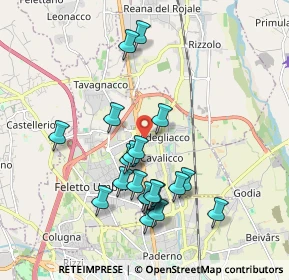 Mappa Via Giosuè Carducci, 33010 Tavagnacco UD, Italia (1.807)