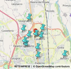 Mappa Via Giosuè Carducci, 33010 Tavagnacco UD, Italia (1.49833)