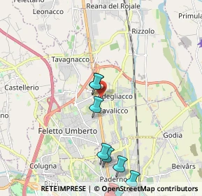 Mappa Via Giosuè Carducci, 33010 Tavagnacco UD, Italia (2.78455)