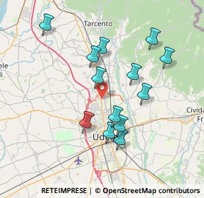 Mappa Via Giosuè Carducci, 33010 Tavagnacco UD, Italia (6.78538)