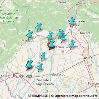 Mappa Via Francesco Baracca, 33097 Spilimbergo PN, Italia (12.04467)