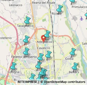 Mappa Via Centrale, 33010 Adegliacco UD, Italia (2.9435)