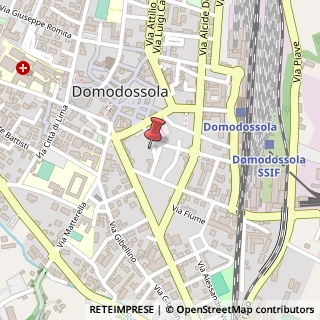 Mappa Piazza Arturo dell'Oro, 22, 28845 Domodossola, Verbano-Cusio-Ossola (Piemonte)