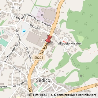 Mappa Via Agordina, 62, 32036 Sedico, Belluno (Veneto)