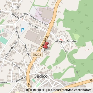 Mappa Via Marmolada, 10, 32036 Sedico, Belluno (Veneto)