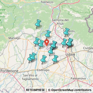 Mappa Via Nazionale, 33030 Rive d'Arcano UD, Italia (11.66375)