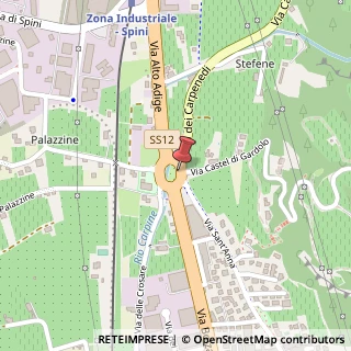 Mappa Via dei Carpenedi,  5, 38014 Trento, Trento (Trentino-Alto Adige)