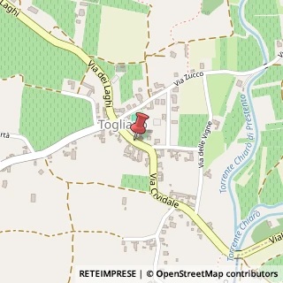 Mappa Via Cividale, 11, 33040 Togliano UD, Italia, 33040 Torreano, Udine (Friuli-Venezia Giulia)