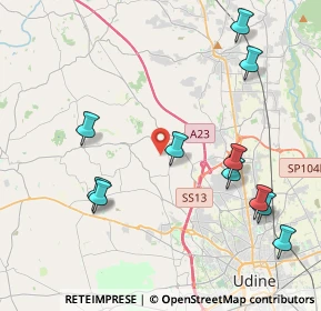 Mappa Via Alnicco, 33010 Pagnacco UD, Italia (4.58455)