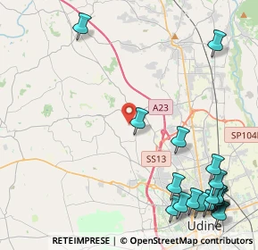 Mappa Via Alnicco, 33010 Pagnacco UD, Italia (6.14)