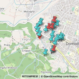 Mappa Via Giovanni Ceschi, 28845 Domodossola VB, Italia (0.39167)