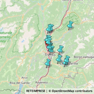 Mappa Via Linz Spini di Gardolo, 38100 Trento TN, Italia (10.01077)