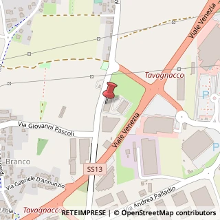 Mappa Via Guglielmo Marconi, 83/A, 33010 Tavagnacco, Udine (Friuli-Venezia Giulia)