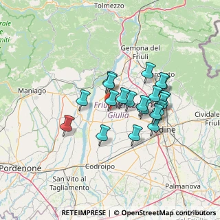 Mappa 33030 Rive D'arcano UD, Italia (11.0005)