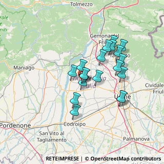 Mappa 33030 Rive D'arcano UD, Italia (11.59368)