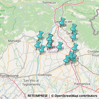 Mappa 33030 Rive D'arcano UD, Italia (11.33857)