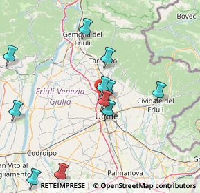 Mappa Via G.Leopardi, 33010 Tavagnacco UD, Italia (18.0275)