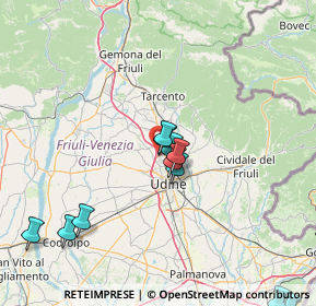 Mappa Via G.Leopardi, 33010 Tavagnacco UD, Italia (25.15765)