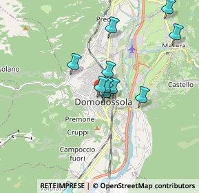 Mappa Via delle difese, 28845 Domodossola VB, Italia (1.66182)