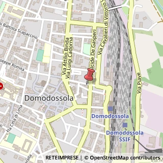Mappa Via Antonio Gramsci, 46, 28845 Domodossola, Verbano-Cusio-Ossola (Piemonte)